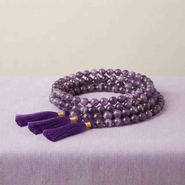 Amethyst jap mala