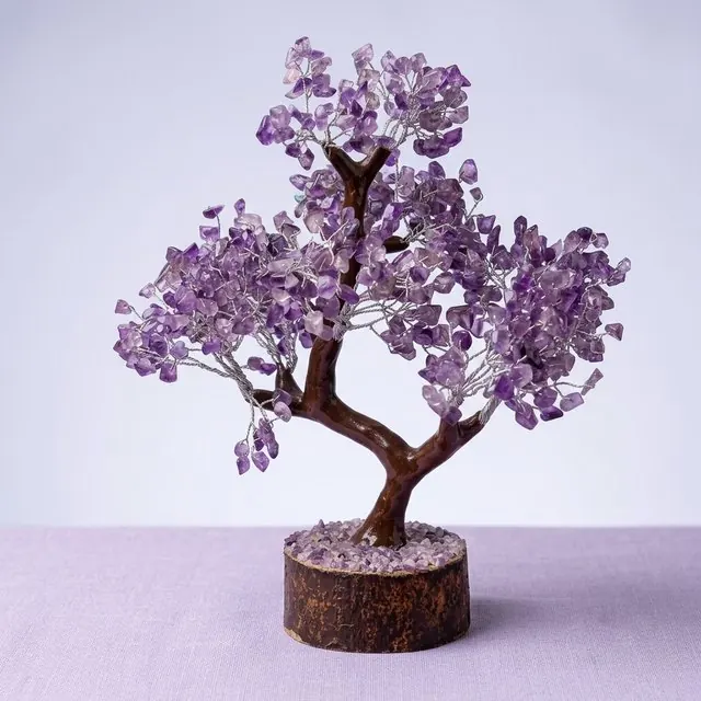 Amethyst crystal trees
