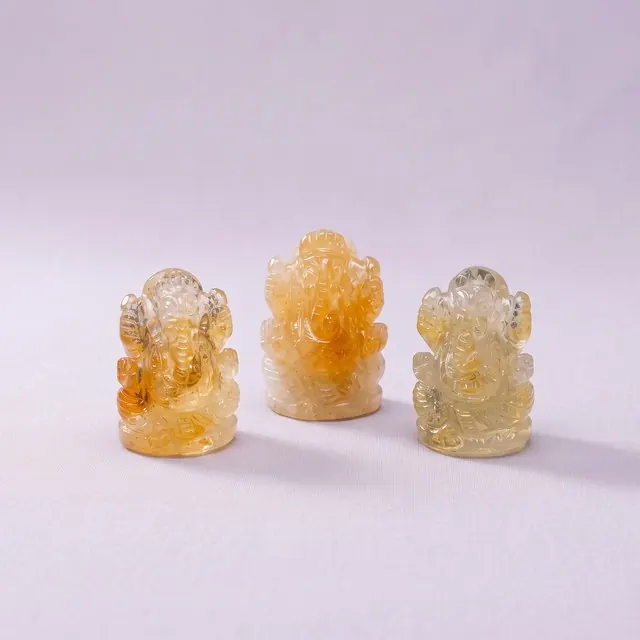 Citrine ganeshas