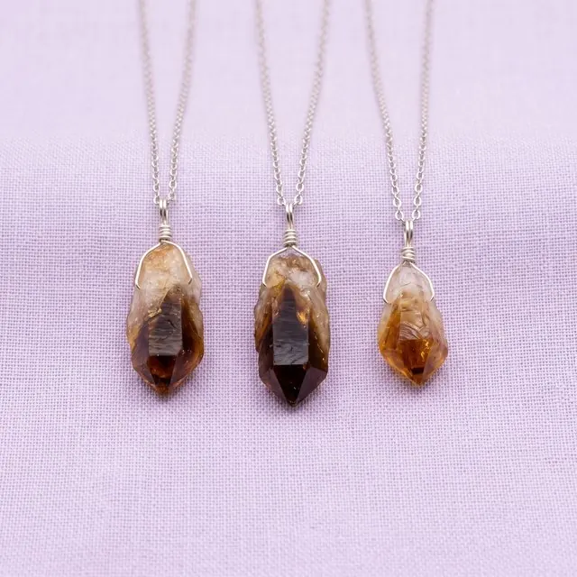 Citrine pendants
