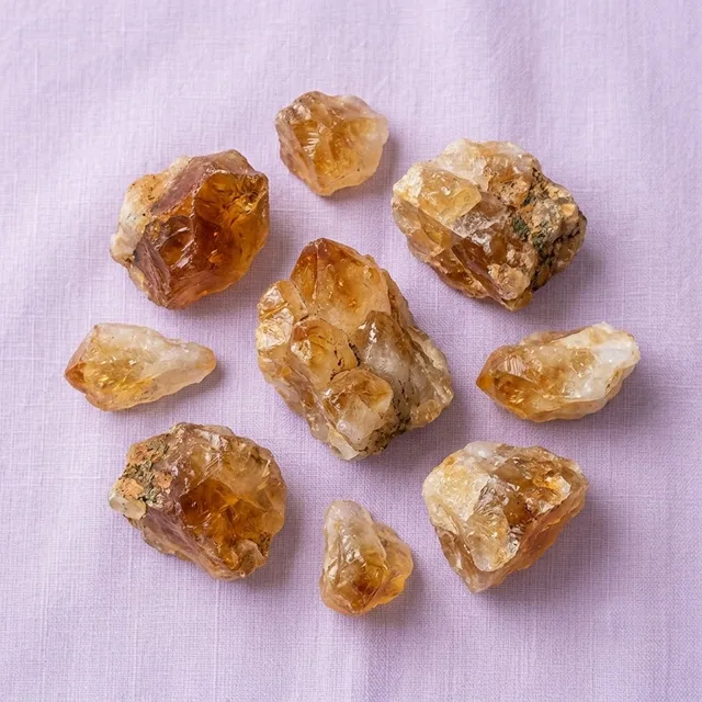 Citrine raw stones