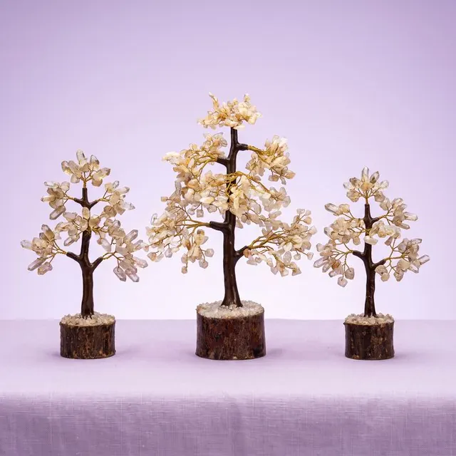 Citrine crystal trees