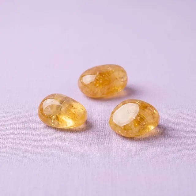 Citrine tumbles