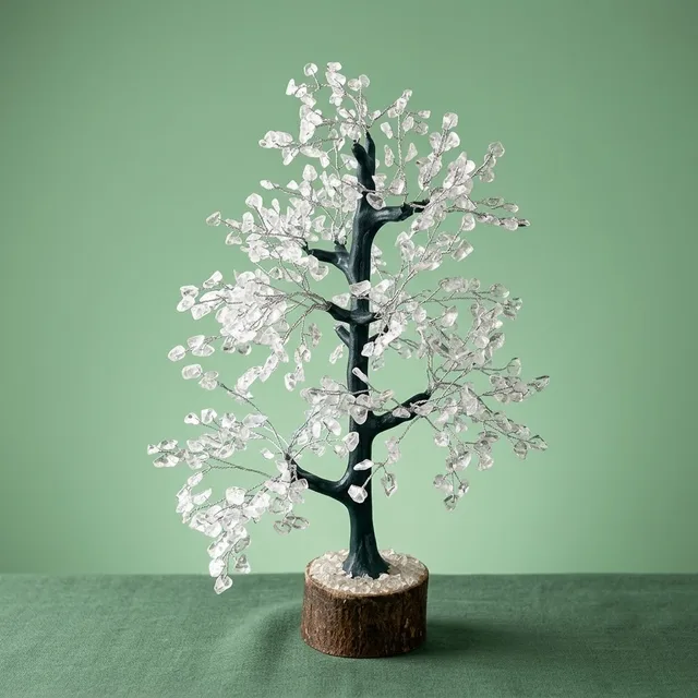 Clear quartz crystal trees
