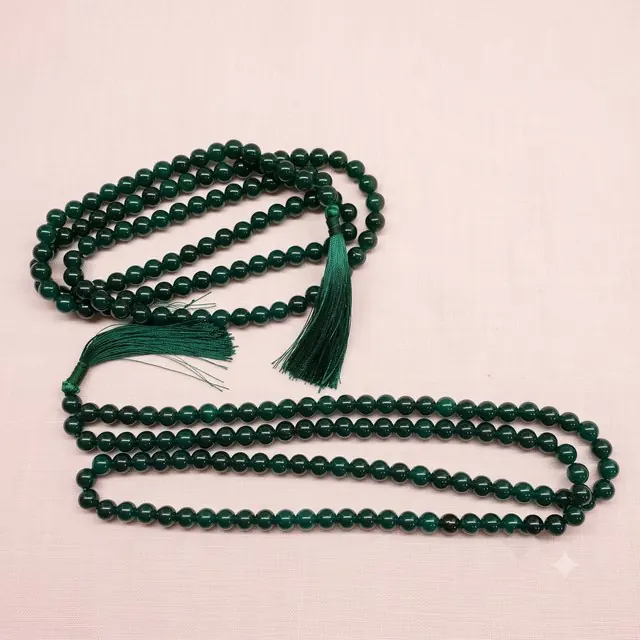 Green aventurine jap mala