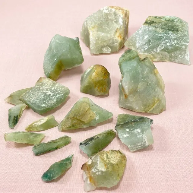 Green aventurine raw stone