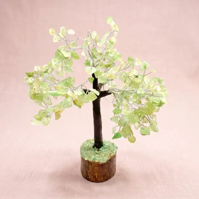Green aventurine crystal trees