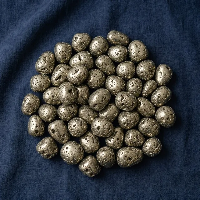 Pyrite tumbles
