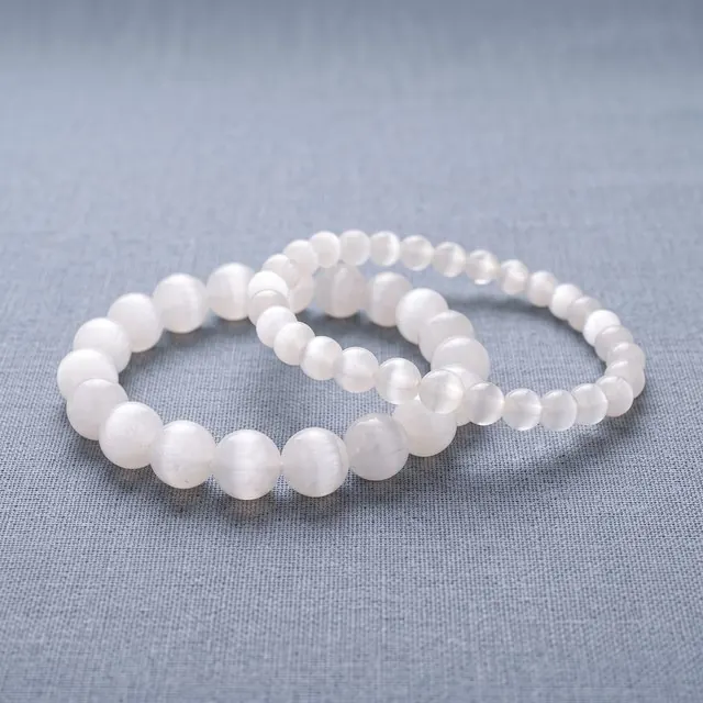 Selenite bracelet