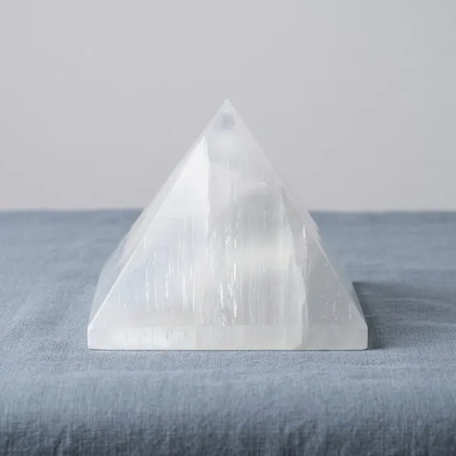 Selenite pyramids