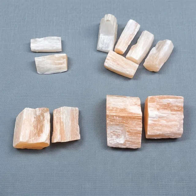 Selenite raw stone