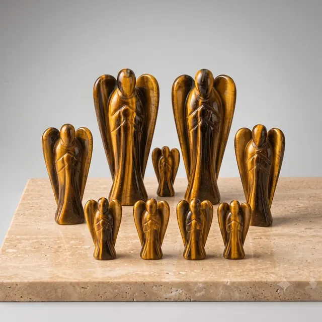 Tiger eye angels