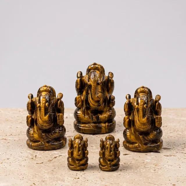 Tiger eye ganesha
